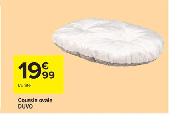 Coussin ovale DUVO