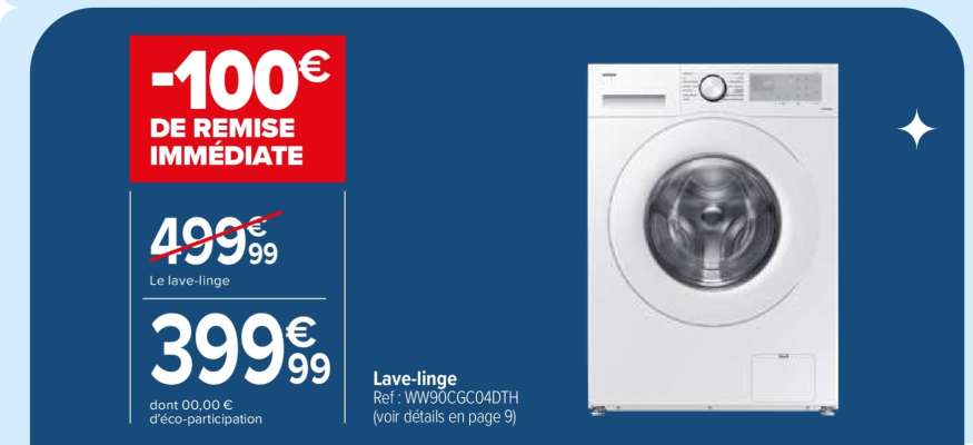 Lave linge*