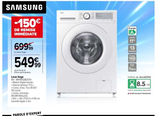 SAMSUNG Lave-linge*