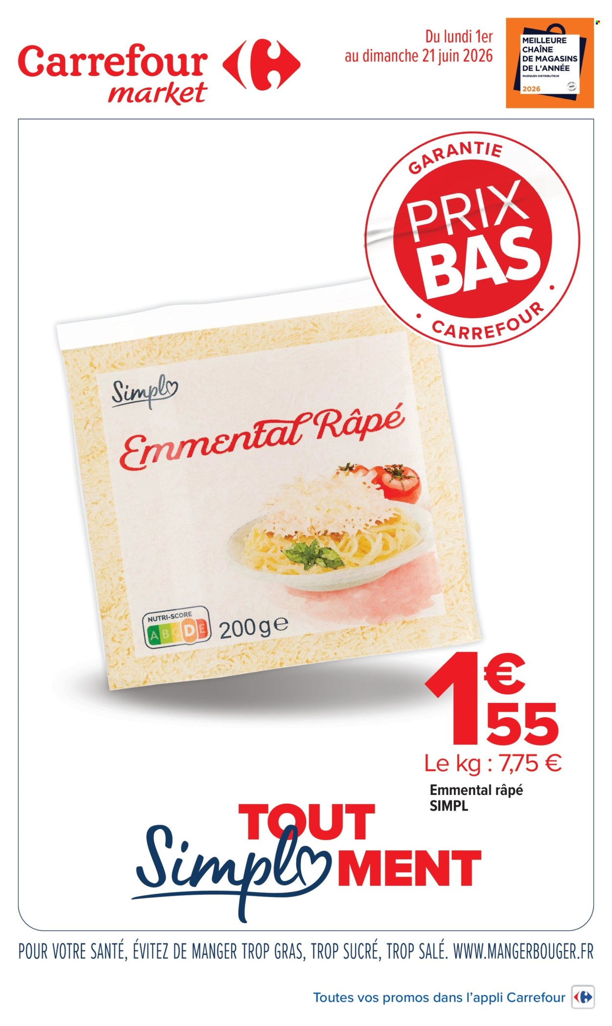 Catalogue Carrefour Market - 01/06/2026 - 21/06/2026. Page 1