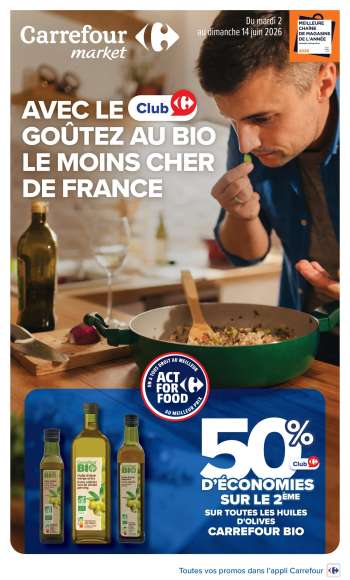 Catalogue Carrefour Market - 02/06/2026 - 14/06/2026.