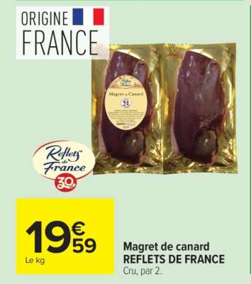 Magret de canard REFLETS DE FRANCE