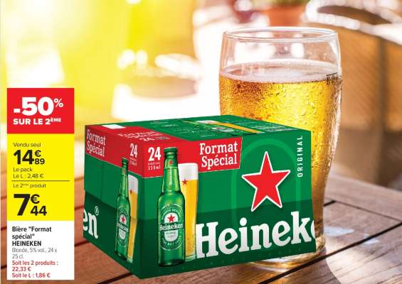 Bière 'Format Spécial' HEINEKEN