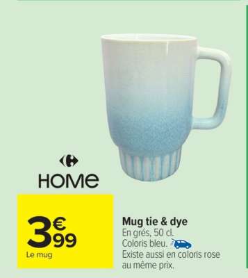 Mug tie & dye