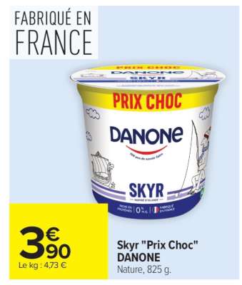 Skyr "Prix Choc" DANONE