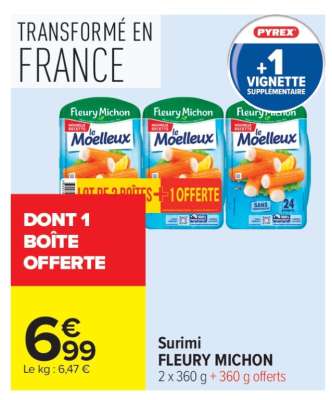 Surimi FLEURY MICHON