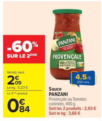 Sauce PANZANI