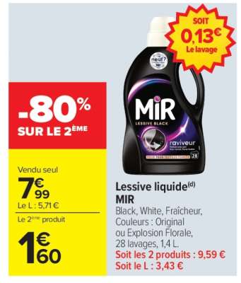Lessive Liquide "MIR"