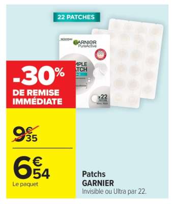 Patchs GARNIER