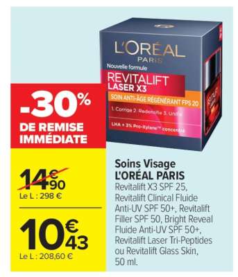 Soins Visage L'Oréal Paris