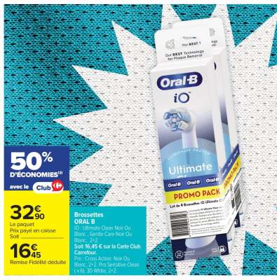 Brossettes Oral B