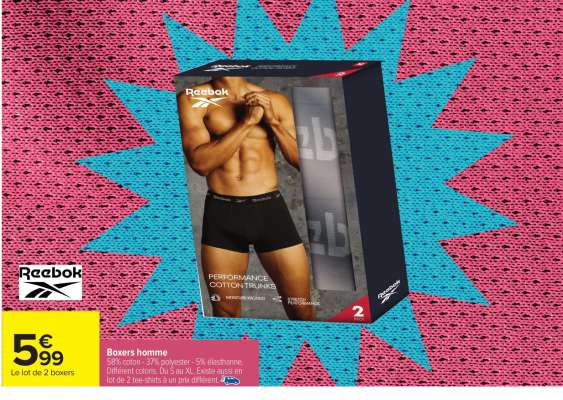Boxers homme