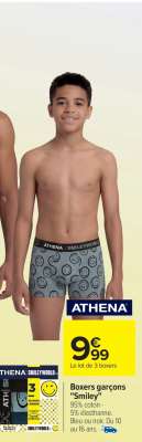Boxers garçons "Smiley"