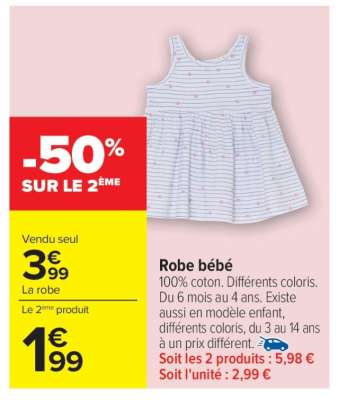 Robe bébé