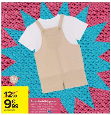Ensemble bébé garçon