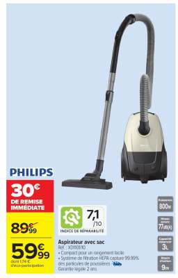 ASPIRATEUR AVEC SAC