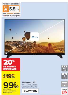 Téléviseur LED