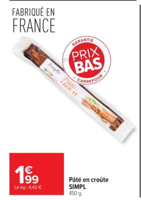 Pâté en croûte SIMPL
