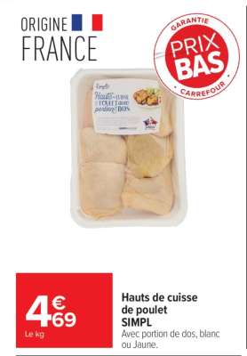Hauts de cuisse de poulet SIMPL