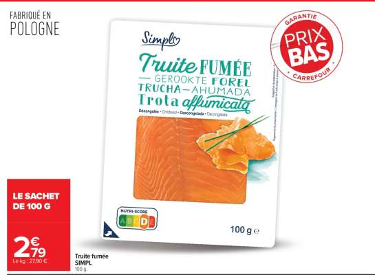 TRUITE FUMÉE