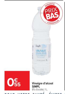 Vinaigre d’alcool SIMPL