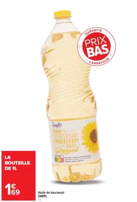 Huile de tournesol SIMPL