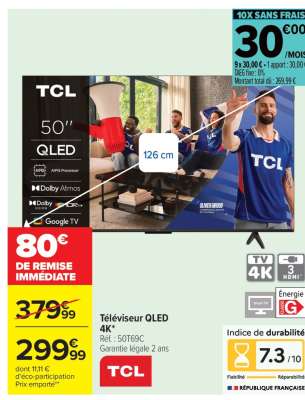 Téléviseur QLED 4K