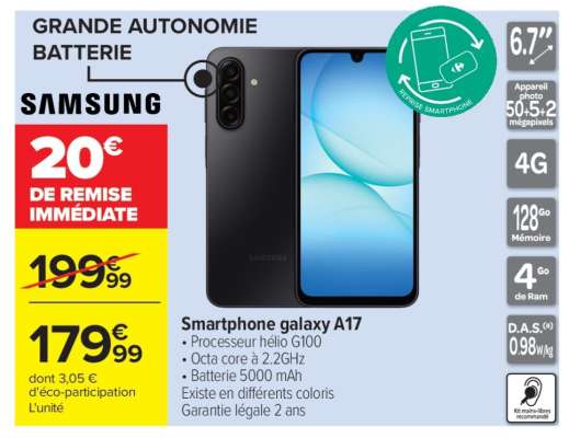 Smartphone Galaxy A17