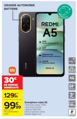 Smartphone Redmi A5