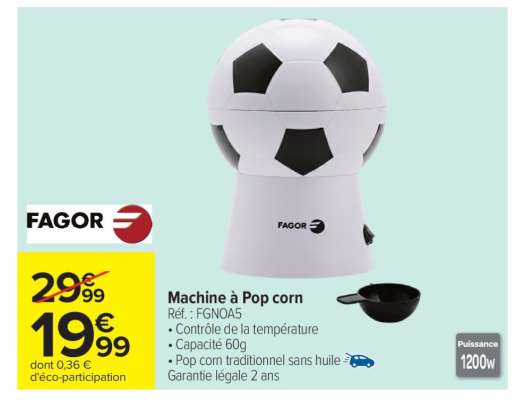 Machine à Pop corn
