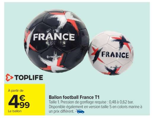 Ballon football France T1