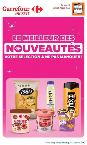 Catalogue Carrefour Market - 02/06/2026 - 29/06/2026.