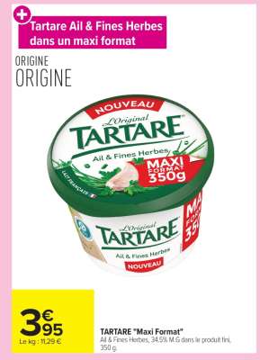 TARTARE "Maxi Format"