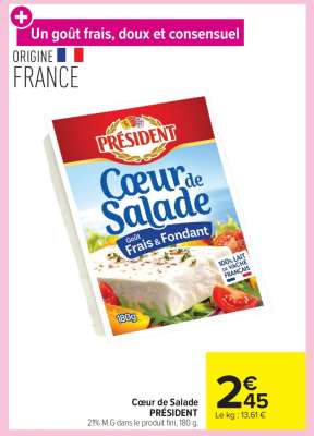 Cœur de Salade PRÉSIDENT