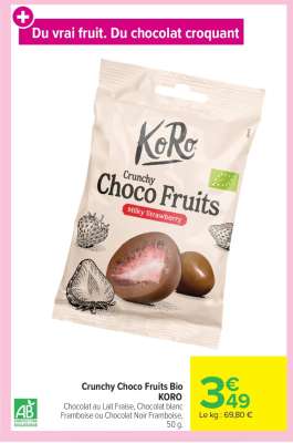 Crunchy Choco Fruits Bio