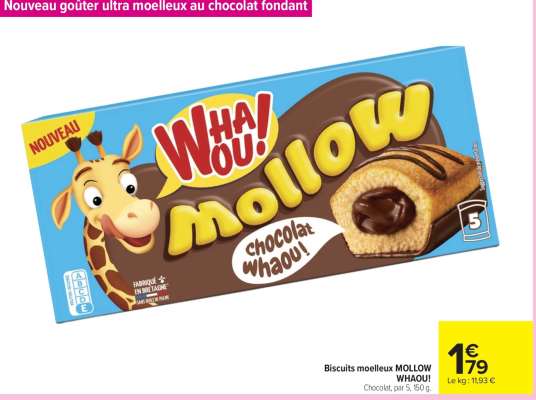 Biscuits moelleux MOLLOW WHAOU!