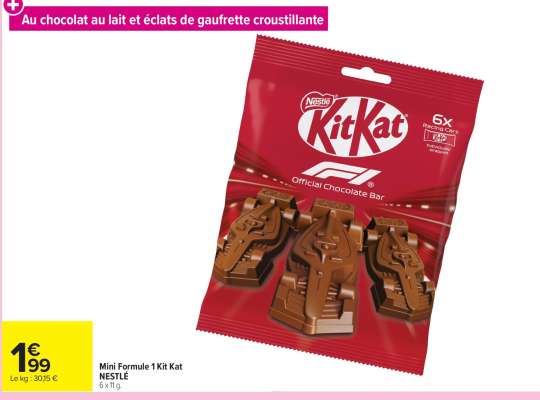 Mini formule 1 Kit Kat
