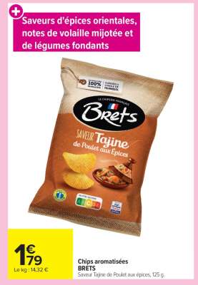 Chips aromatisées BRETS