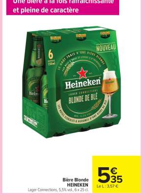 Bière Blonde Heineken*