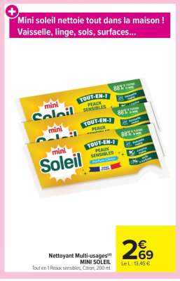 Nettoyant Multi-usages MINI SOLEIL