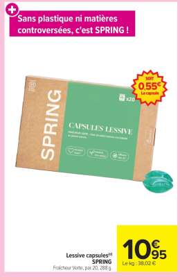 Lessive capsules SPRING