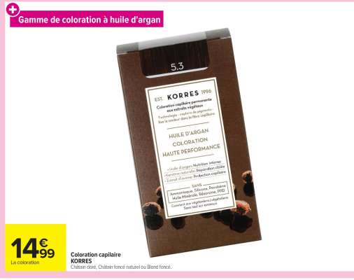 Coloration Capillaire KORRES