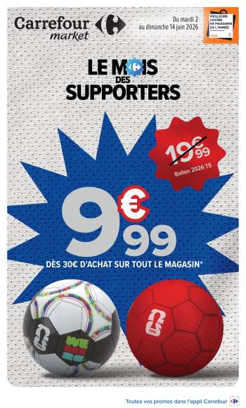Catalogue Carrefour Market - 02/06/2026 - 14/06/2026.