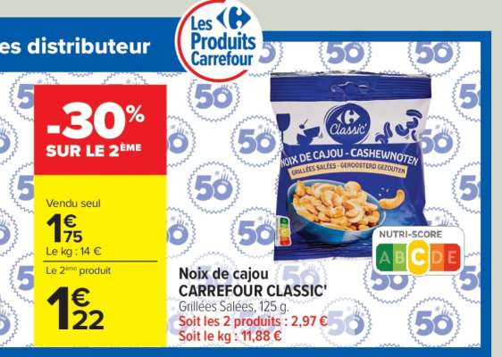 Noix de Cajou CARREFOUR CLASSIC!