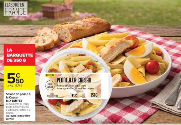 PENNE À LA CAESAR