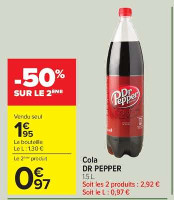 Cola DR PEPPER