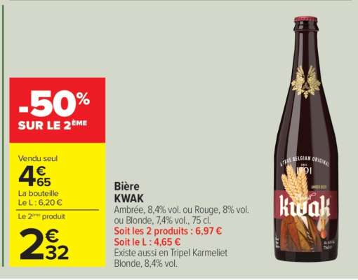 Bière Kwak*
