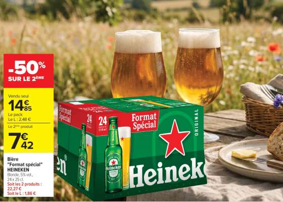 Bière 'Format Spécial' HEINEKEN