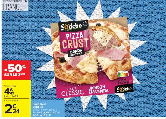 PIZZA CRUST SODEBO