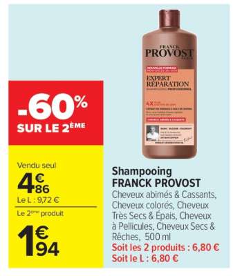 Shampooing Franck Provost